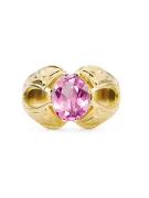 Пръстен Винтидж бижута Аметист 14K жълто злато vrc135y